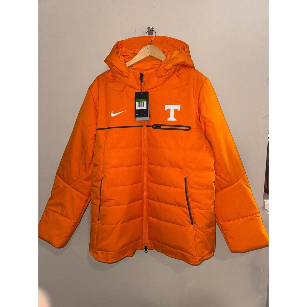 Men's XL Nike Tennessee Volunteers Team Issued PE On-Field Heavy Puffer Jacket